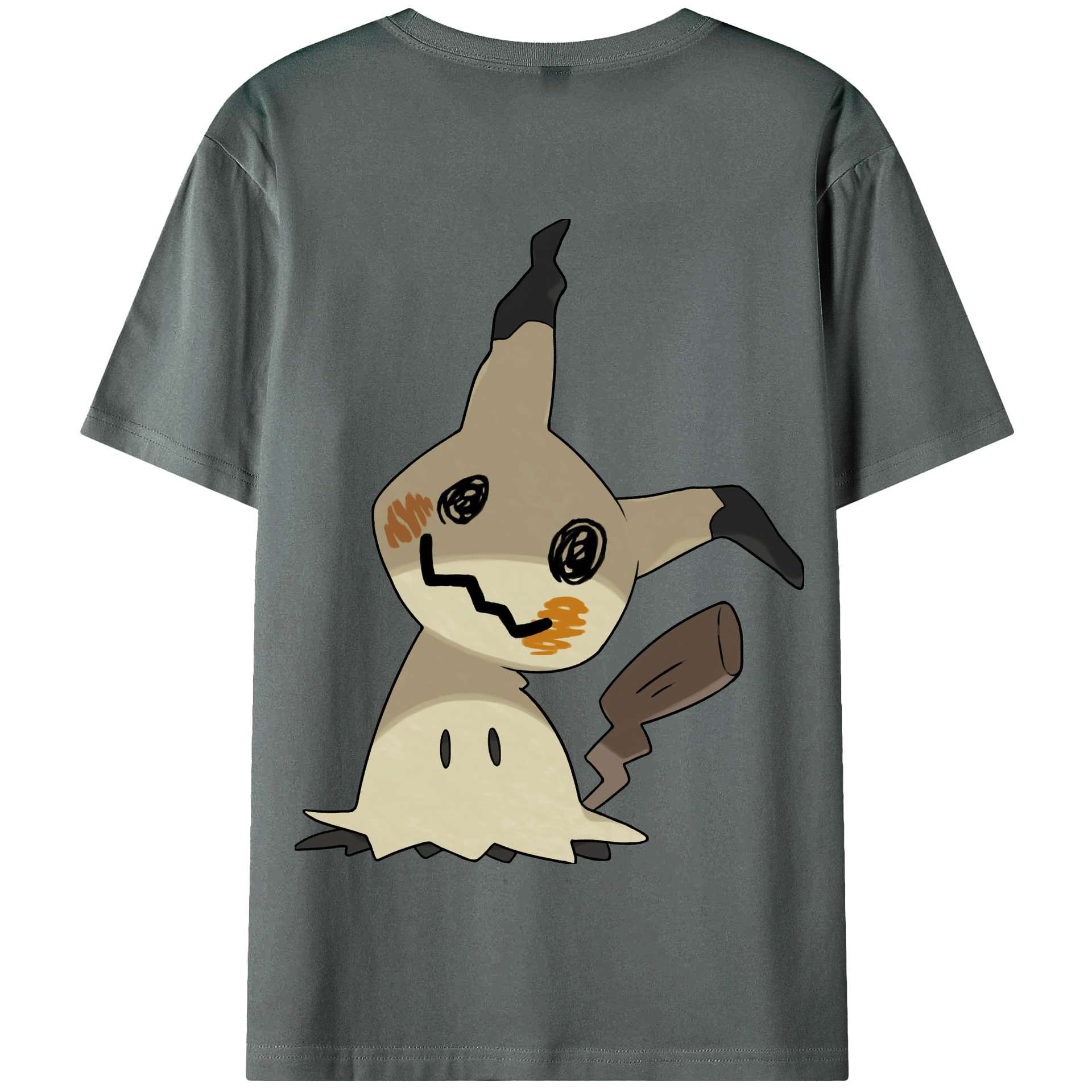 （画像用） ポケットモンスター Pokémon 綿100％半袖Tシャツ（背面プリント）